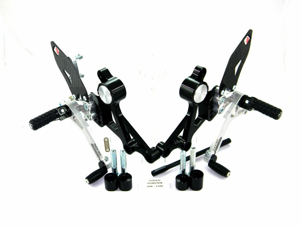 Ducabike Adjustable Rearsets for the Ducati Monster 696/796/1100