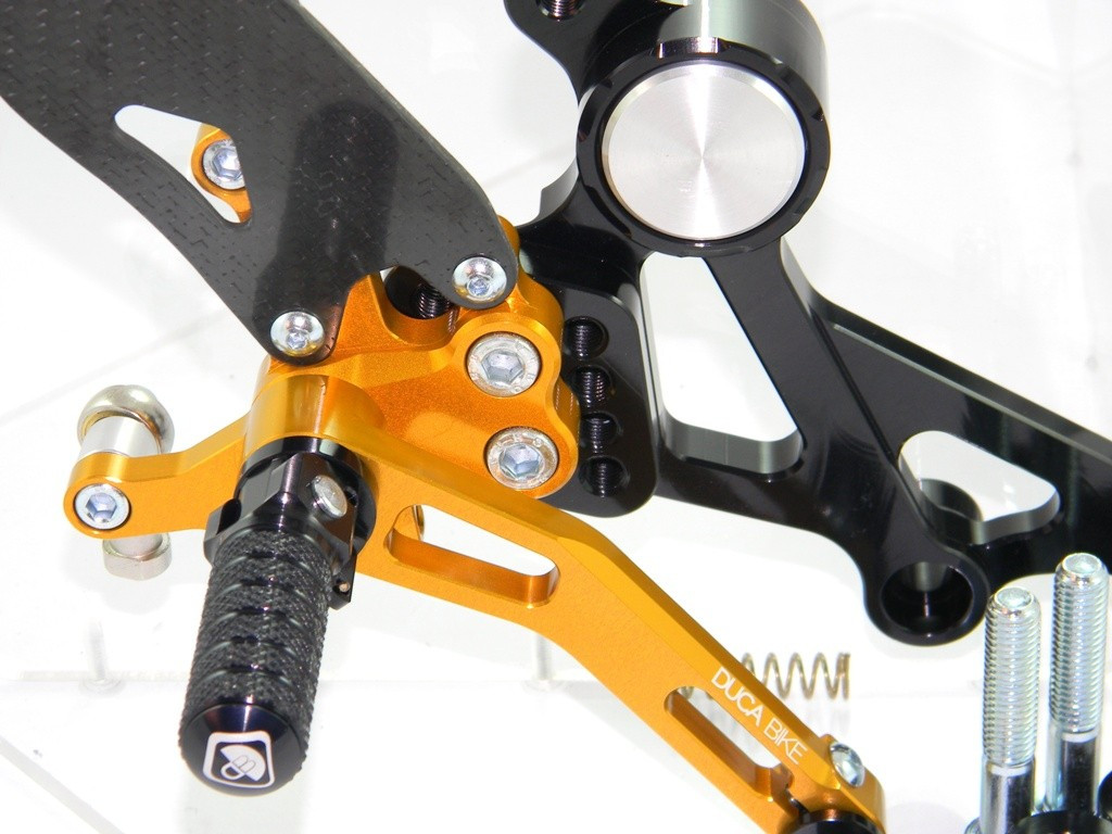 Ducabike Adjustable Rearsets for the Ducati Monster 696/796/1100