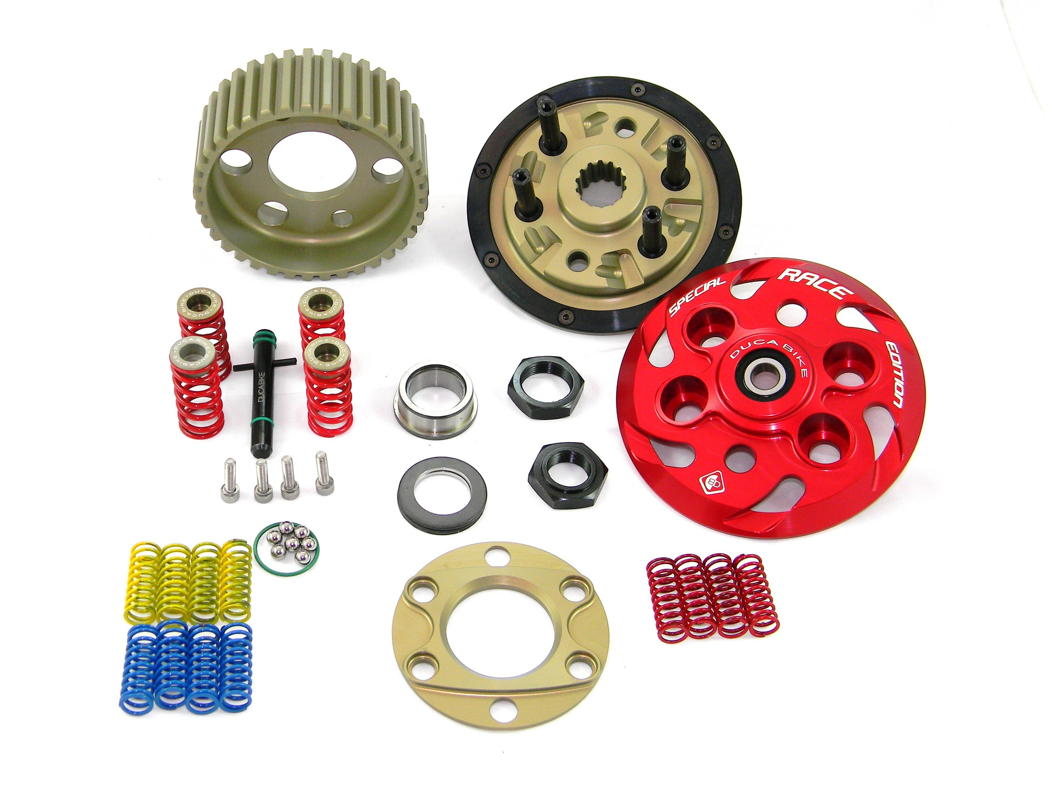 DBK Special Parts (Ducabike) 4 Spring Racing Dry Slipper Clutch for Ducati DBK Special Parts (Ducabike) 4 Spring Racing Dry Slipper Clutch for Ducati