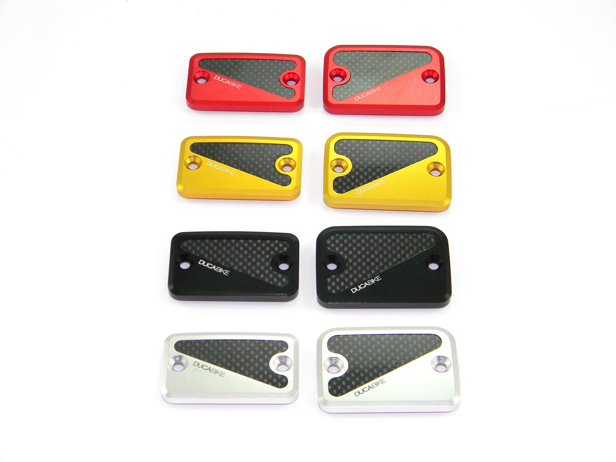 DBK Special Parts (Ducabike) Billet Front Brake & Clutch Reservoir Caps for the Ducati Hypermotard 796, & Monster 695/696/796/S2R 800 DBK Special Parts (Ducabike) Billet Front Brake & Clutch Reservoir Caps for the Ducati Hypermotard 796, & Monster 695/696/796/S2R 800