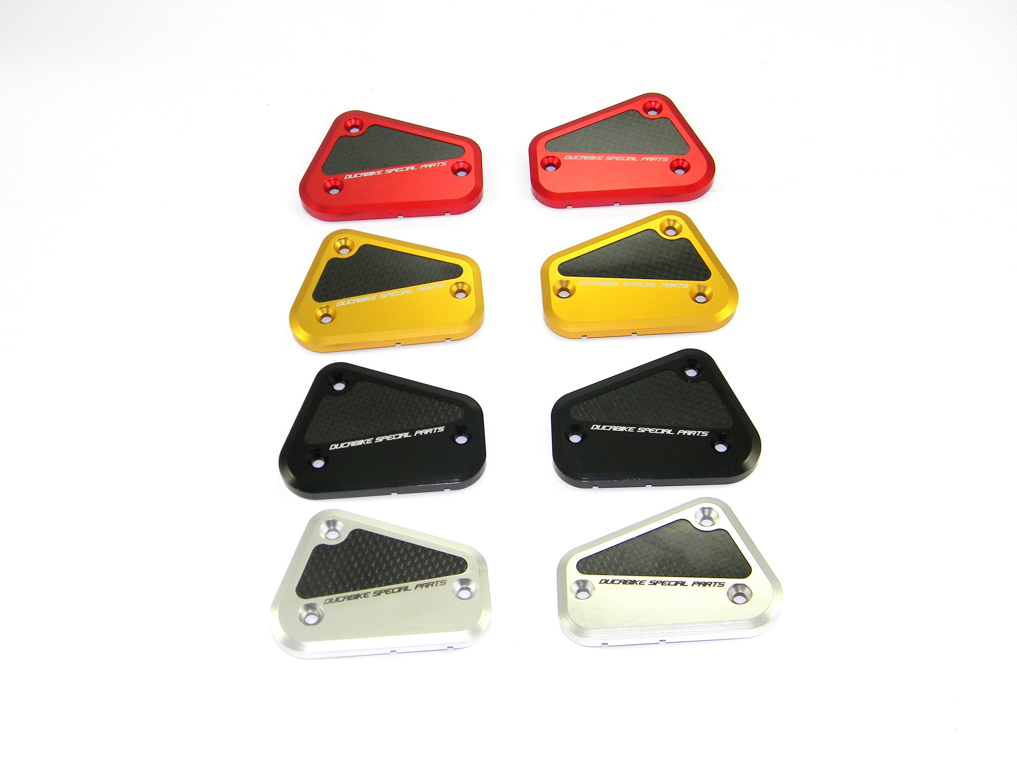 Ducabike Billet Front Brake & Clutch Reservoir Caps for the Ducati GT