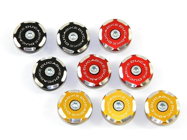 DBK Special Parts (Ducabike) Contrast Cut Frame Plug Kit for the Ducati ST2/ST3/ST4 DBK Special Parts (Ducabike) Contrast Cut Frame Plug Kit for the Ducati ST2/ST3/ST4
