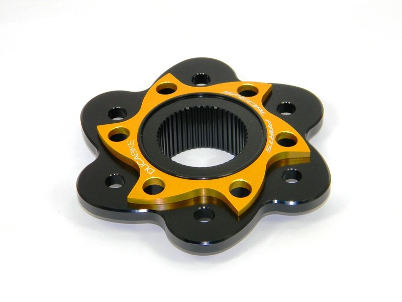 Ducabike Dual Color 6 Hole Rear Sprocket Hub Flange Carrier for Most