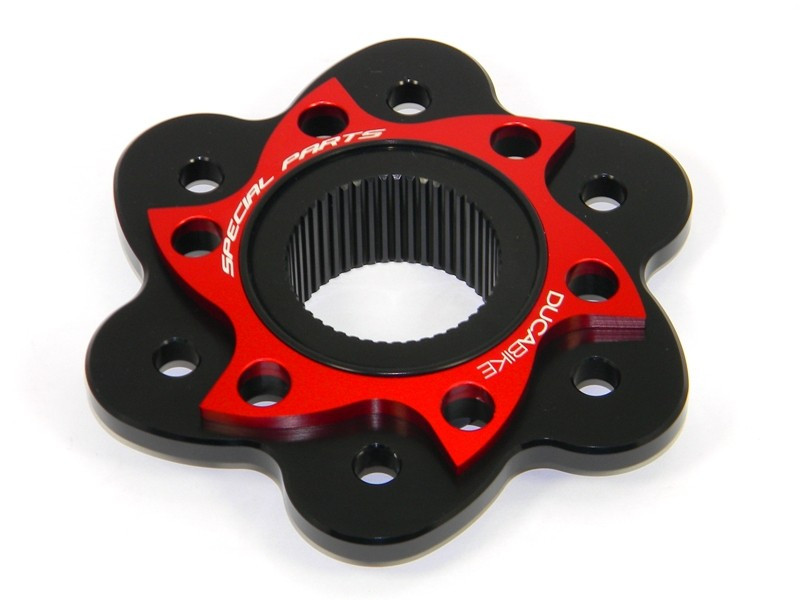 Ducabike Dual Color 6 Hole Rear Sprocket Hub Flange Carrier for Most