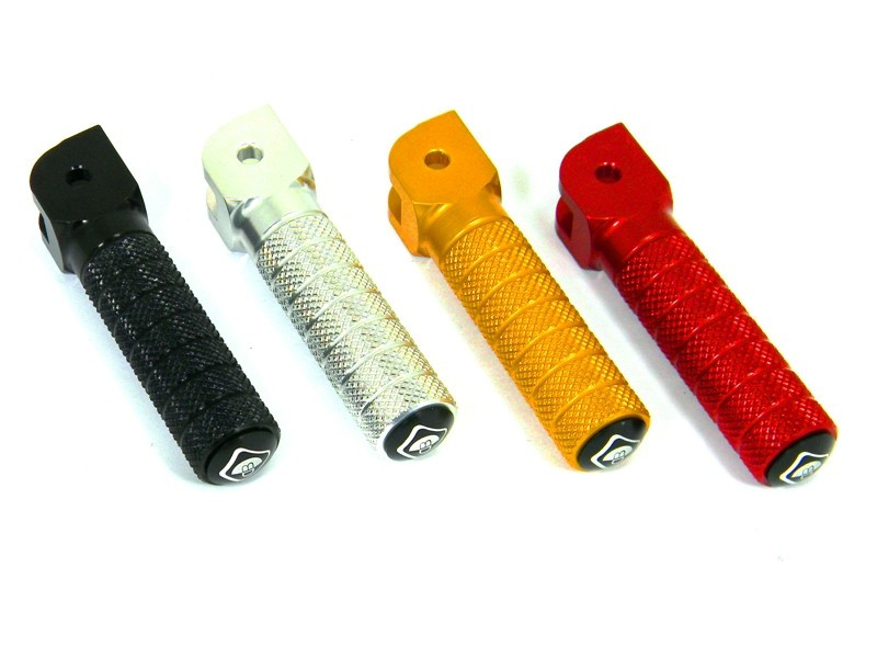 DBK Special Parts (Ducabike) Passenger 'Round Knurled' Footpegs for Ducati DBK Special Parts (Ducabike) Passenger 'Round Knurled' Footpegs for Ducati
