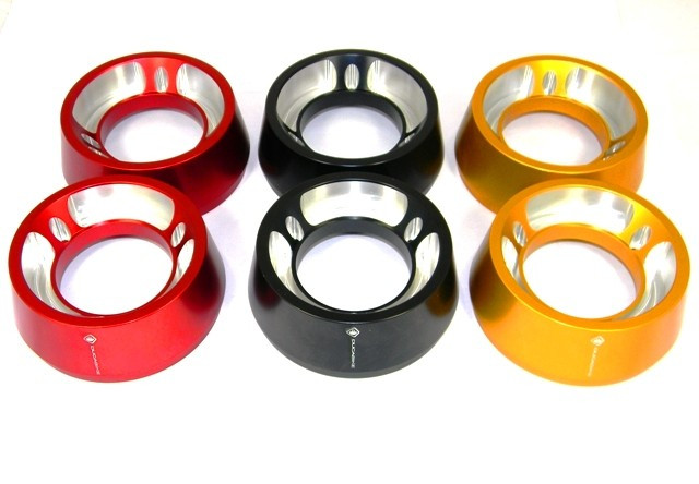 DBK Special Parts (Ducabike) Billet Exhaust End Caps for the Ducati Diavel DBK Special Parts (Ducabike) Billet Exhaust End Caps for the Ducati Diavel