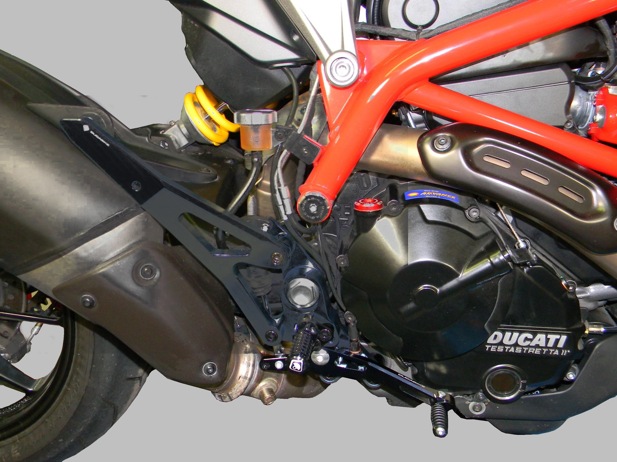 Ducabike Adjustable Rearsets for the Ducati Hypermotard 821/939
