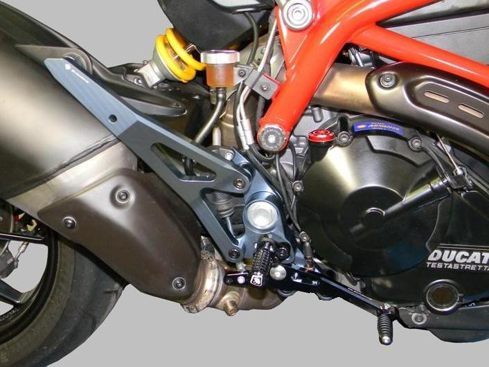 Ducabike Adjustable Rearsets for the Ducati Hypermotard 821/939