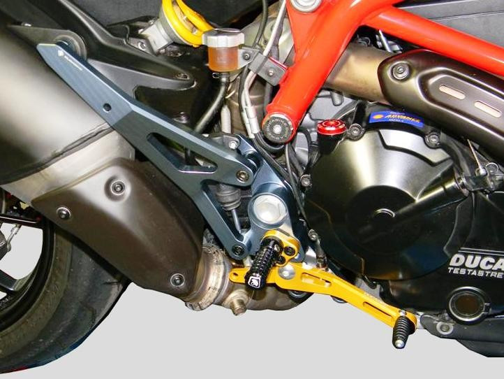 Ducabike Adjustable Rearsets for the Ducati Hypermotard 821/939