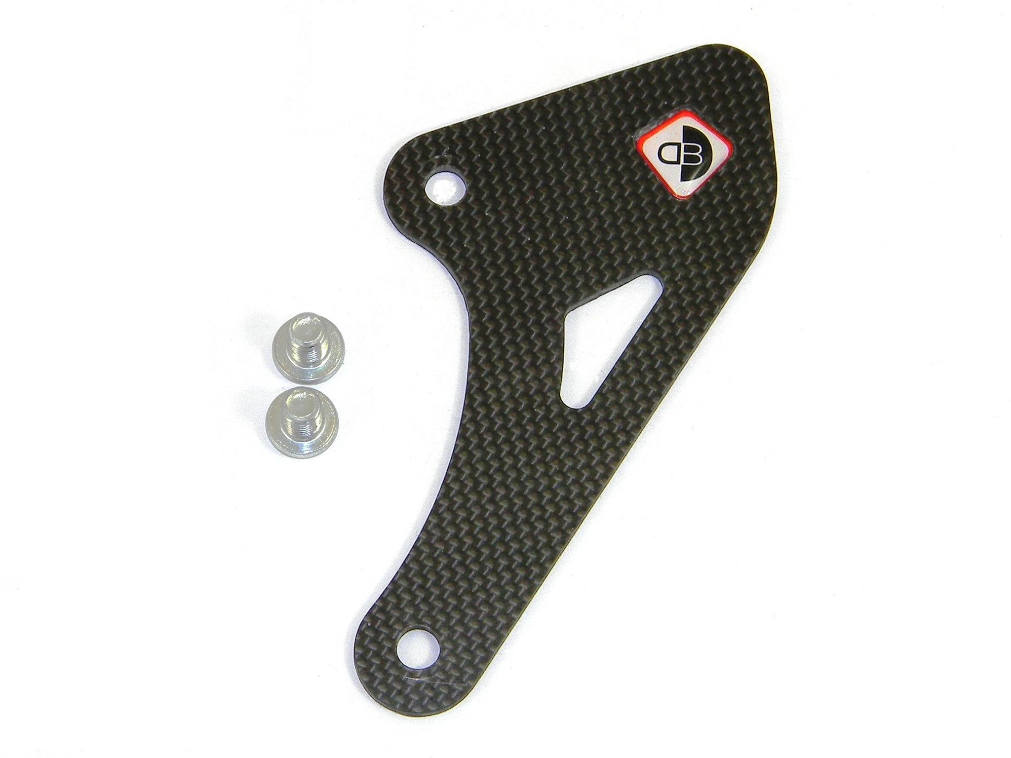 DBK Special Parts (Ducabike) Carbon Fiber Ankle/Chain Guard for Adjustable Rearsets for the Ducati Hypermotard 821/939 DBK Special Parts (Ducabike) Carbon Fiber Ankle/Chain Guard for Adjustable Rearsets for the Ducati Hypermotard 821/939