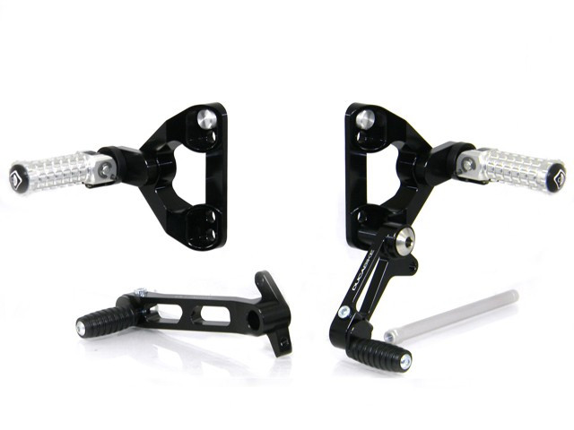 DBK Special Parts (Ducabike) SBK Adjustable Rearsets for the