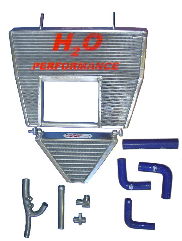 Galletto Radiatori (H2O Performance) Oversized Radiator and Oil Cooler kit For Ducati 998R Galletto Radiatori (H2O Performance) Oversized Radiator and Oil Cooler kit For Ducati 998R