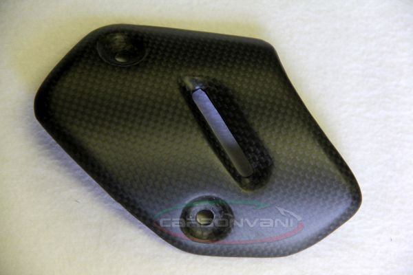 CARBONVANI - DUCATI XDIAVEL CARBON FIBER VERTICAL EXHAUST GUARD - FRONT MOUTH CARBONVANI - DUCATI XDIAVEL CARBON FIBER VERTICAL EXHAUST GUARD - FRONT MOUTH
