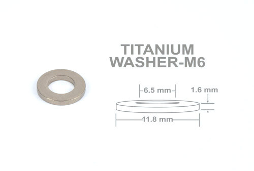 Proti Titanium Universal Washer M6-WST01 Proti Titanium Universal Washer M6-WST01
