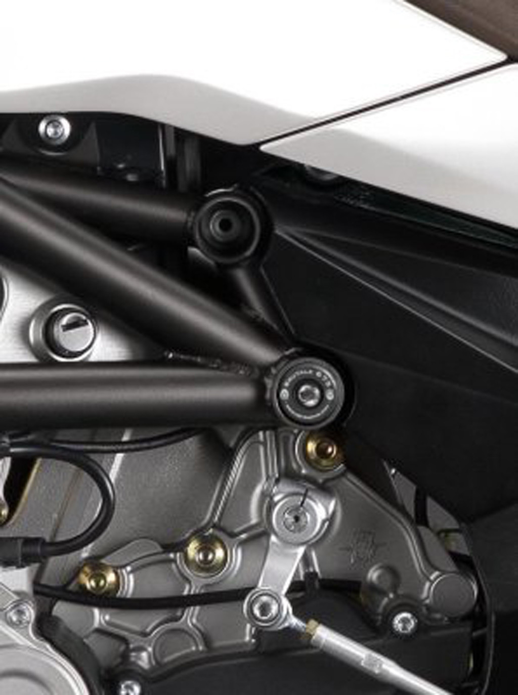 R&G Racing Right Side Lower Trellis Frame Insert for MV Agusta Brutale 675 '12-'16 & Brutale 800 '12-'16 R&G Racing Right Side Lower Trellis Frame Insert for MV Agusta Brutale 675 '12-'16 & Brutale 800 '12-'16