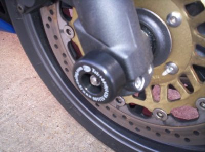 R&G Racing Front Axle Sliders for Triumph Sprint ST 955 '99-'04 R&G Racing Front Axle Sliders for Triumph Sprint ST 955 '99-'04
