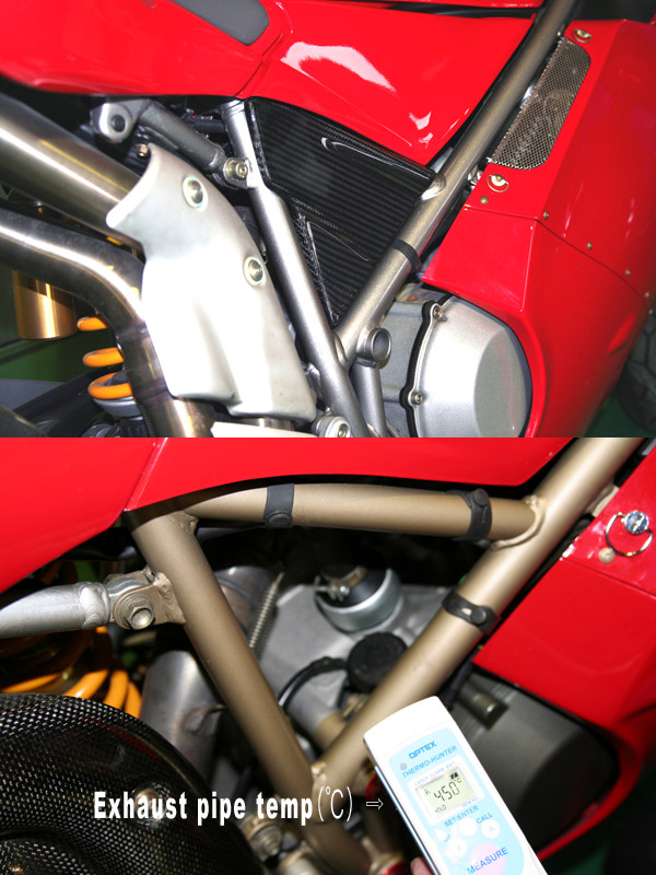 Ducati 748 916 996 998 carbon fiber heat shield exhaust cover protector 3 Types Ducati 748 916 996 998 carbon fiber heat shield exhaust cover protector 3 Types