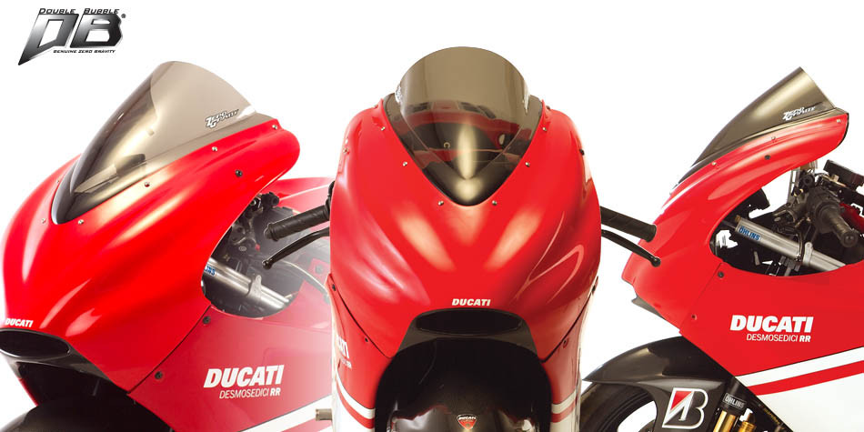 Zero Gravity Racing Windshields for the Ducati Desmosedici RR (2006-2010) Zero Gravity Racing Windshields for the Ducati Desmosedici RR (2006-2010)
