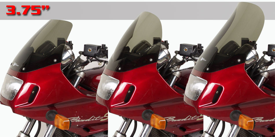 Zero Gravity Racing Windshields for the Suzuki Bandit 1200s 1996 2000 Bandit 600 1995 1999