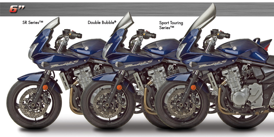 Zero Gravity Racing Windshields for the Suzuki GSF1250S (2007-2010 and 2016) Zero Gravity Racing Windshields for the Suzuki GSF1250S (2007-2010 and 2016)