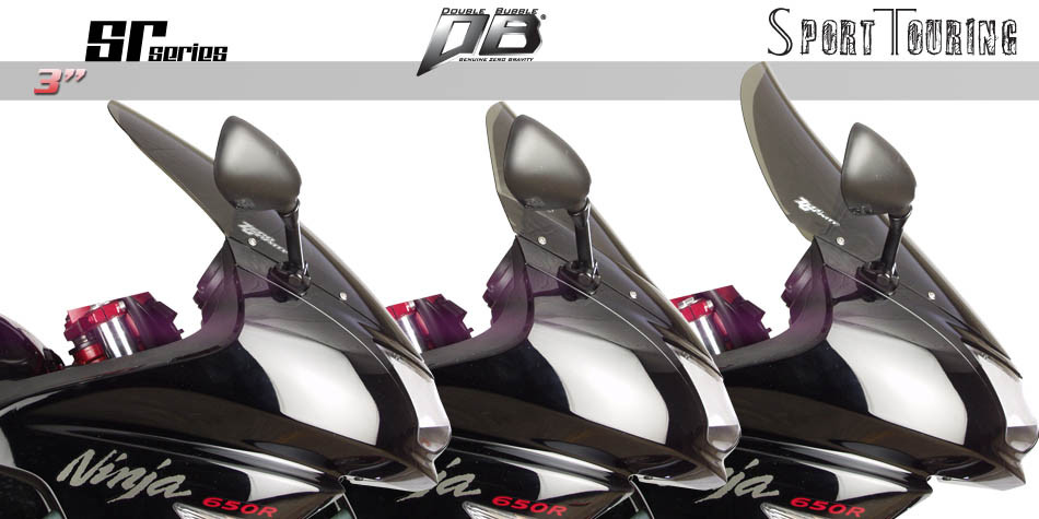 Zero Gravity Racing Windshields for the Kawasaki Ninja 650R