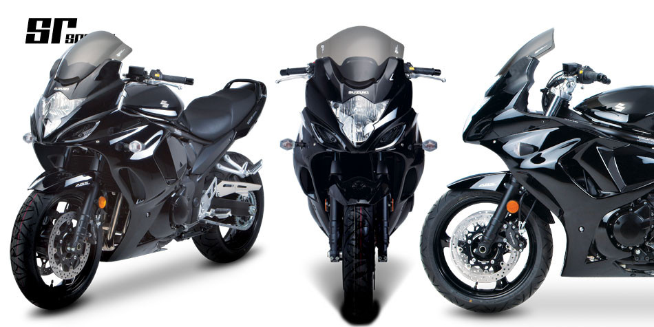 ダイワシーボーグ250 Zero Gravity Racing Windshields for the Suzuki GSX 1250FA