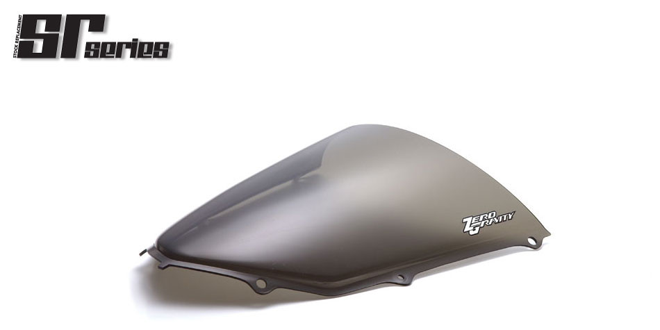 ZERO GRAVITY ブラックウインドシールド　YZF-R1　2004 Zero Gravity Windscreens | Yamaha YZF R1 / YZF R1 LE 04-06