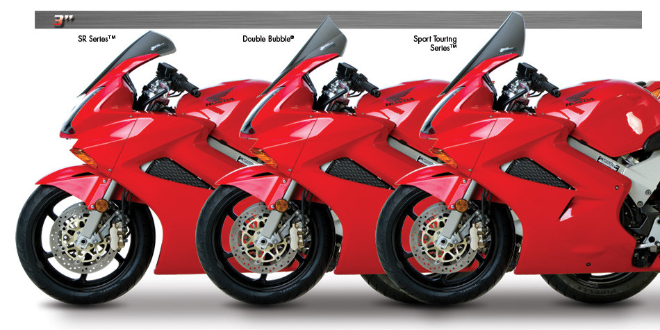 Zero Gravity Racing Windshields for the Honda VFR 800 FI Interceptor ABS 2002 2010