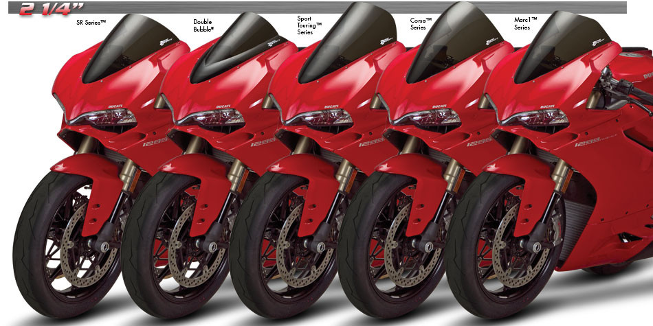 Zero Gravity Racing Windshields for the Ducati Panigale 1299 /959 