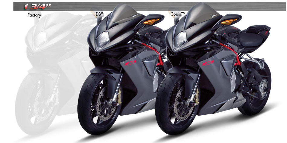 Zero Gravity Racing Windshields for the MV Agusta F3 675 (2012