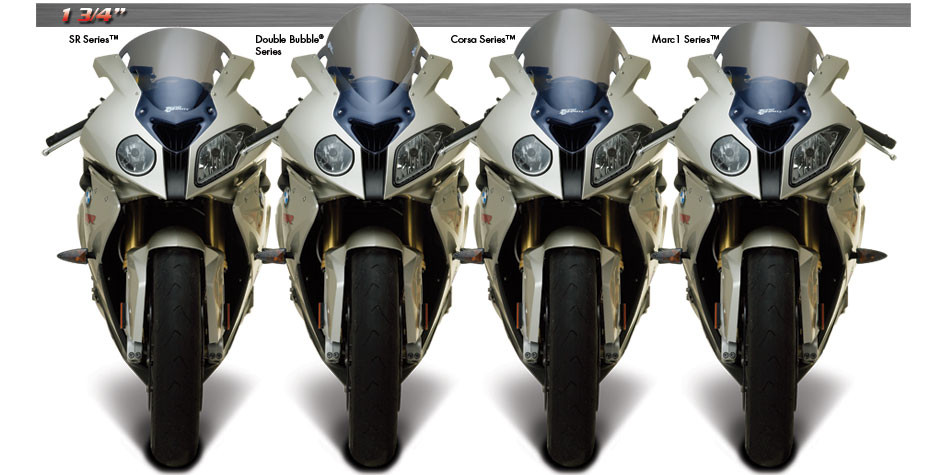 Motodynamic Race Series Windscreen Windshield 2010-2014 BMW S1000RR HP4 SMOKE 