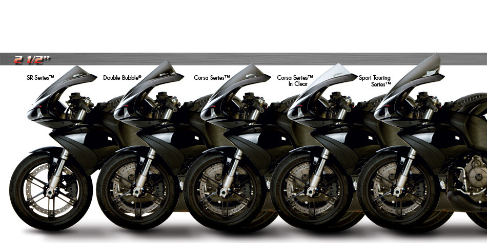 Zero Gravity Racing Windshields for the Buell 1125R / 1125RR