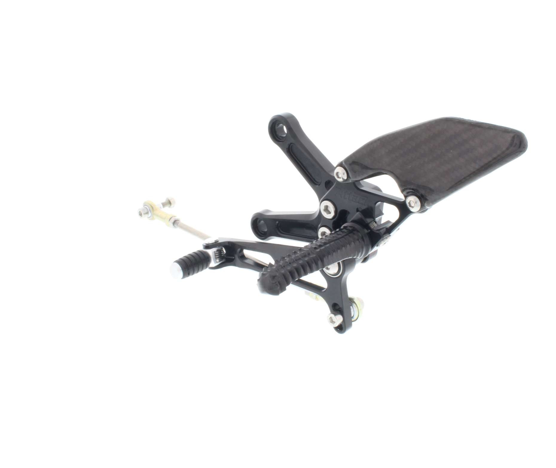 thumbnail image 2 of US Black Aluminum Adjustable Rear Foot Pegs For Kawasaki ZX6R ZX9R 99-02 ZZR600 2 of 6
