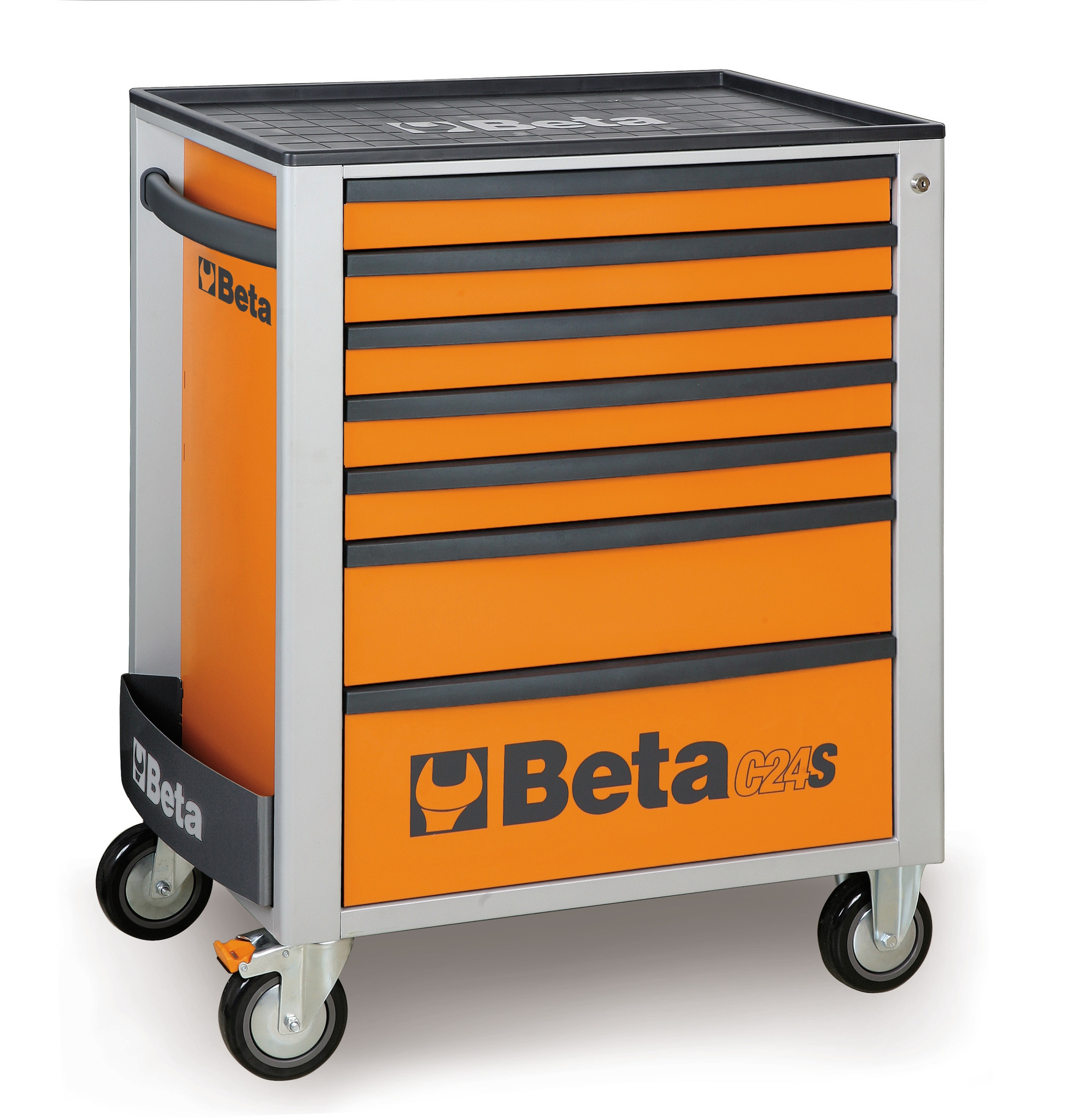 Beta Tools Model C24S 7/O-Mobile Roller Cab 7 Drawers Orange Beta Tools Model C24S 7/O-Mobile Roller Cab 7 Drawers Orange