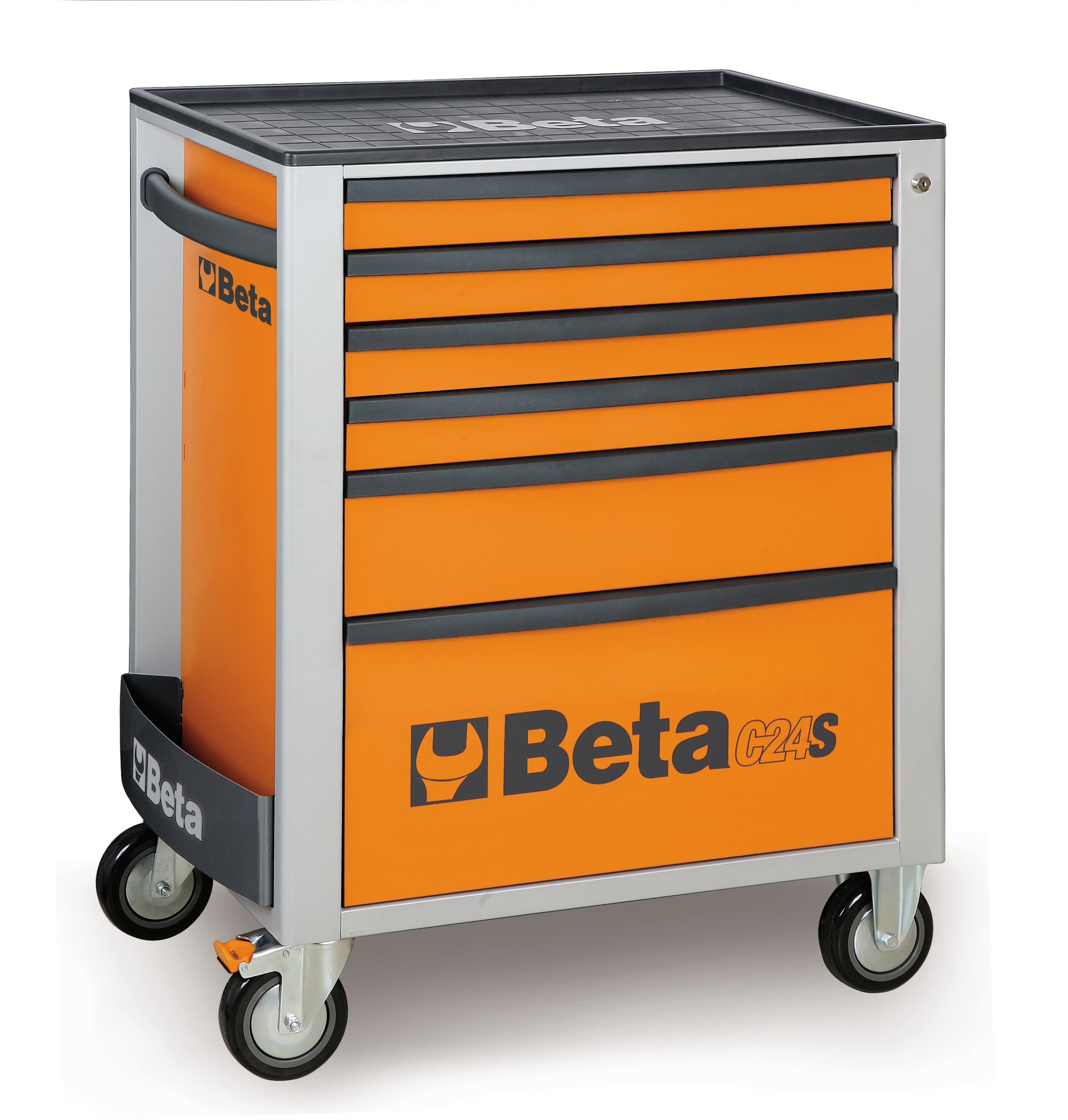 Beta Tools Model C24S 6/O-Mobile Roller Cab 6 Drawers Orange Beta Tools Model C24S 6/O-Mobile Roller Cab 6 Drawers Orange