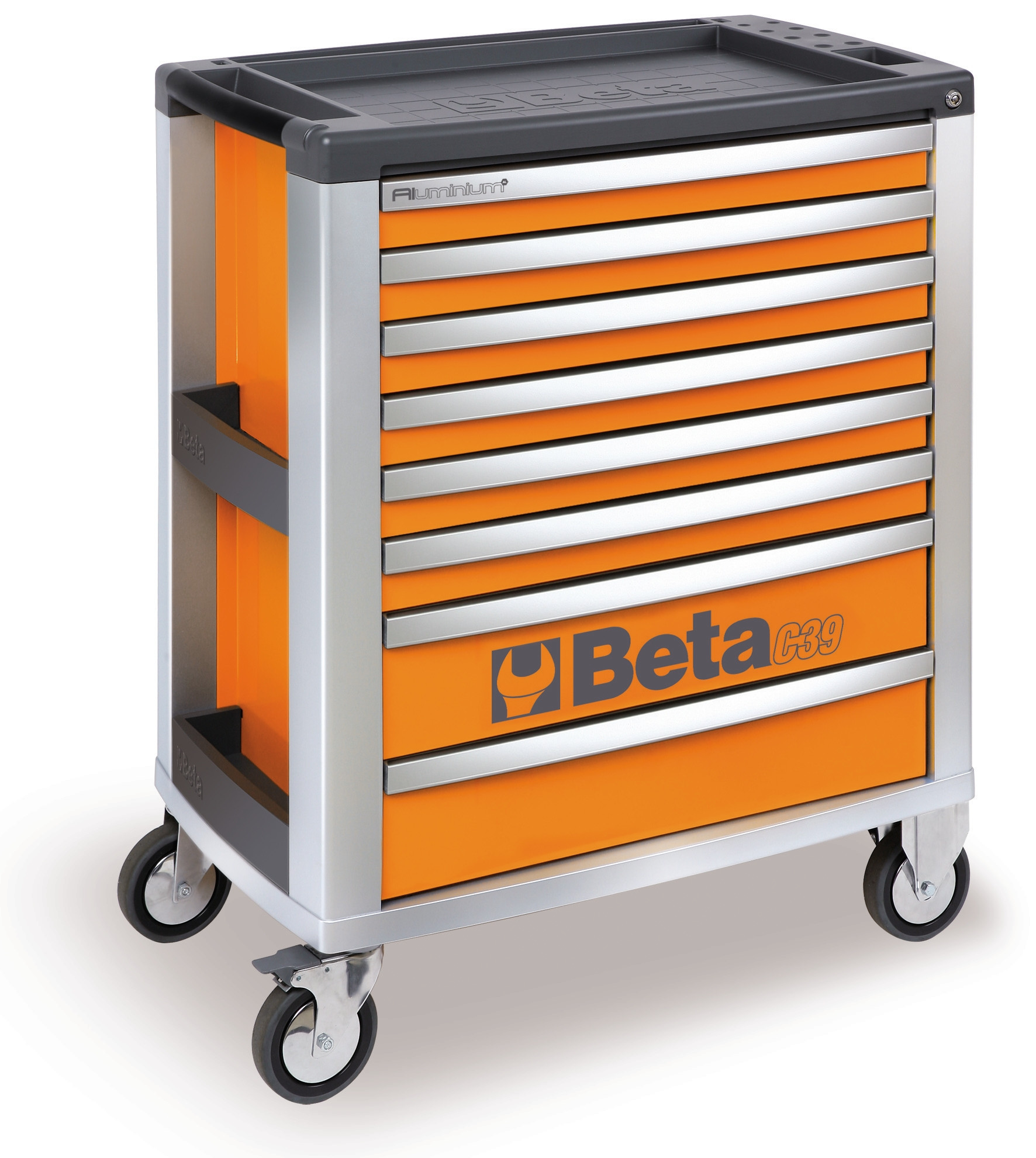 Beta Tools Model C39 O/8-Mobile Roller Cab 8 Drawers Orange Beta Tools Model C39 O/8-Mobile Roller Cab 8 Drawers Orange