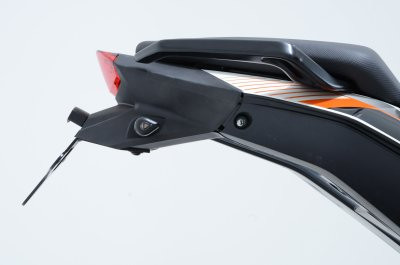 R&G Racing Tail Tidy Licence Plate Holder for KTM 125/200/390 Duke (moulded with aluminium hanger) R&G Racing Tail Tidy Licence Plate Holder for KTM 125/200/390 Duke (moulded with aluminium hanger)