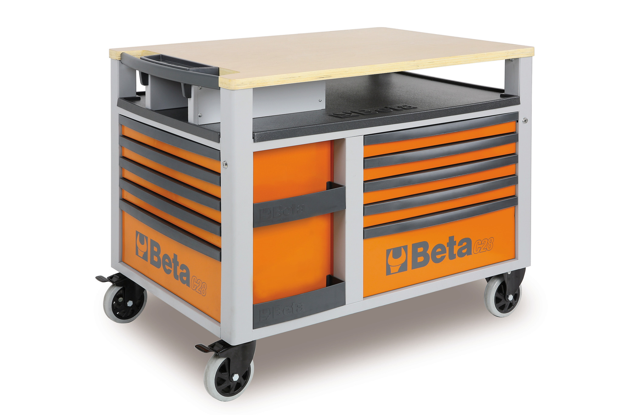 Beta Tools Model C28 O-Supertank Trolley 10 Drawers Orange Beta Tools Model C28 O-Supertank Trolley 10 Drawers Orange