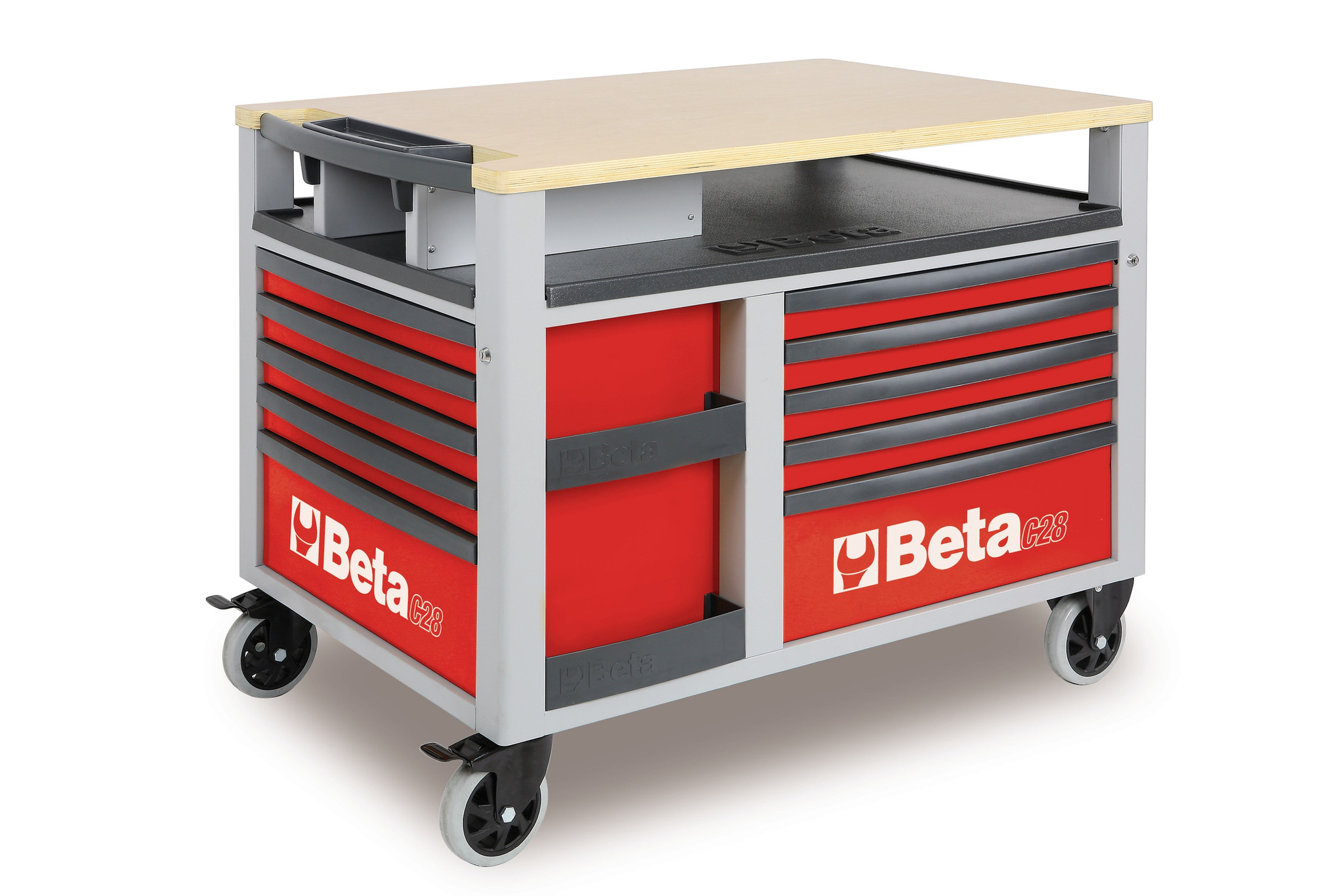 Beta Tools Model C28 R-Supertank Trolley 10 Drawers Red Beta Tools Model C28 R-Supertank Trolley 10 Drawers Red