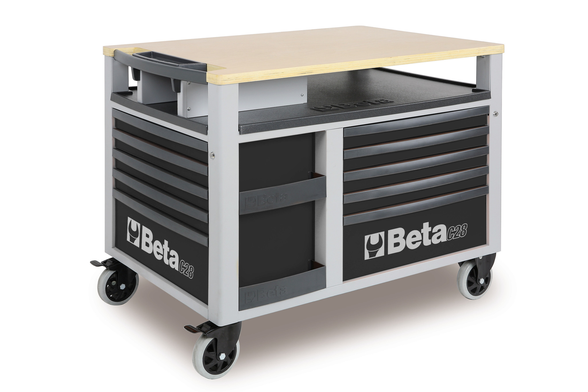 Beta Tools Model C28 G-Supertank Trolley 10 Drawers Grey Beta Tools Model C28 G-Supertank Trolley 10 Drawers Grey
