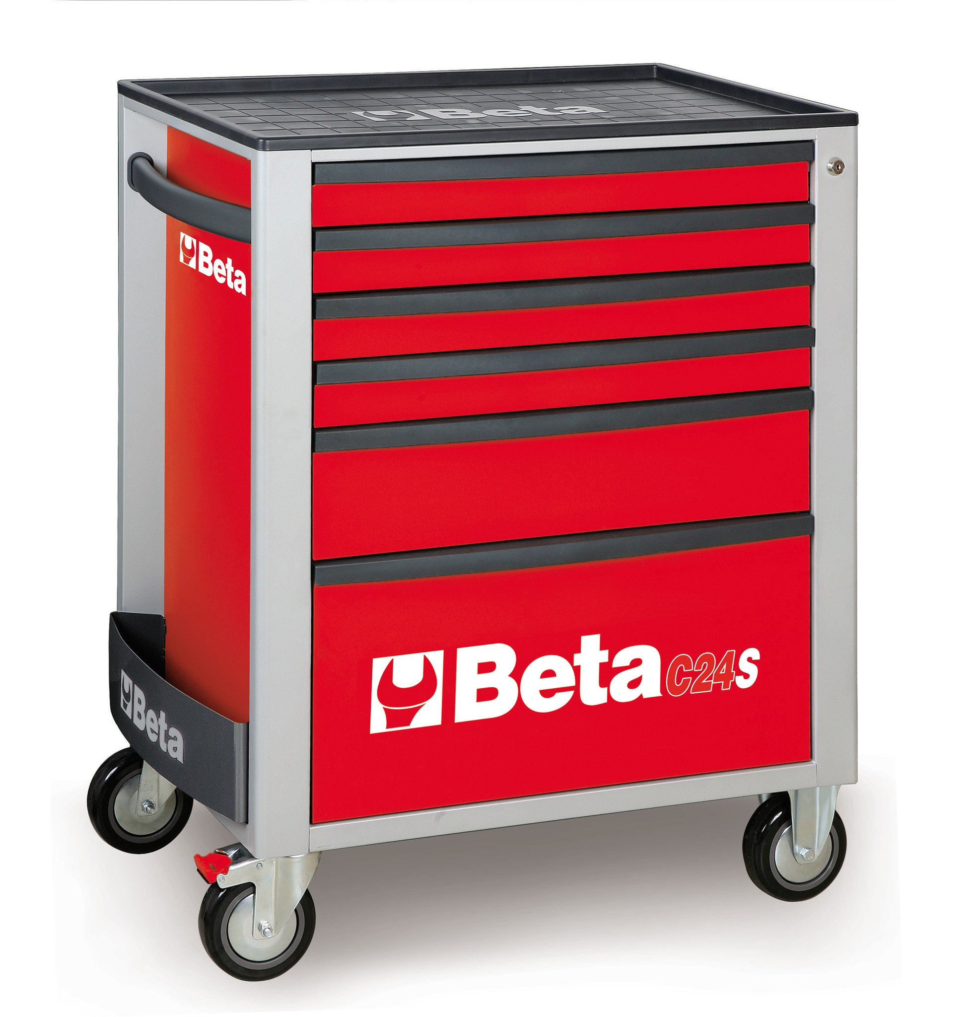 Beta Tools Model C24S 6/R-Mobile Roller Cab 6 Drawers Red Beta Tools Model C24S 6/R-Mobile Roller Cab 6 Drawers Red