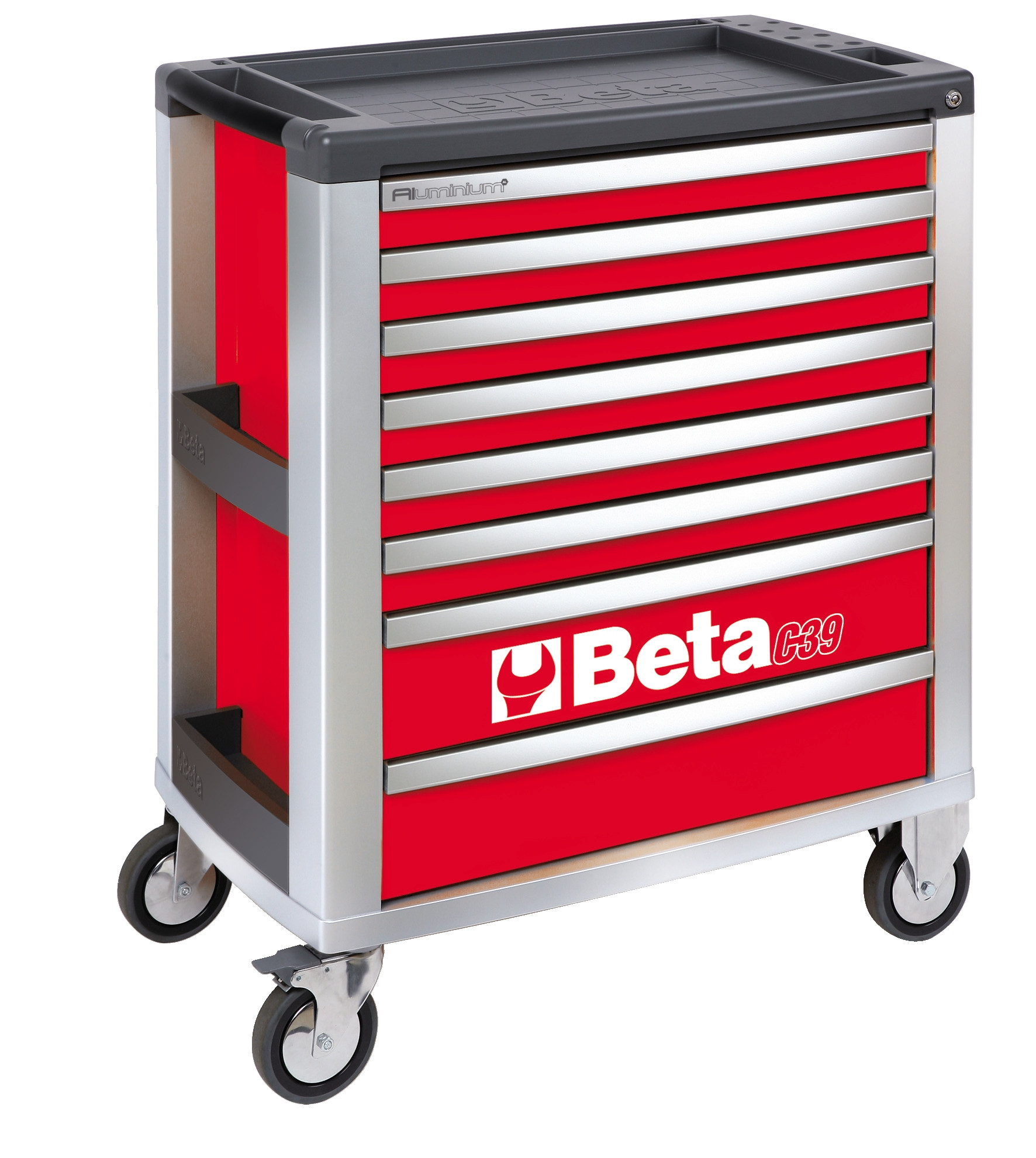 Beta Tools Model C39 R/8-Mobile Roller Cab 8 Drawers Red Beta Tools Model C39 R/8-Mobile Roller Cab 8 Drawers Red