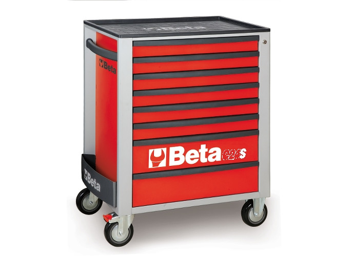 Beta Tools Model C24S 8/R-Mobile Roller Cab 8 Drawers Red Beta Tools Model C24S 8/R-Mobile Roller Cab 8 Drawers Red