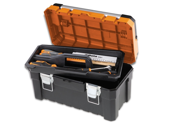 Beta Tools Model C16 Empty Tool Box with Compartment