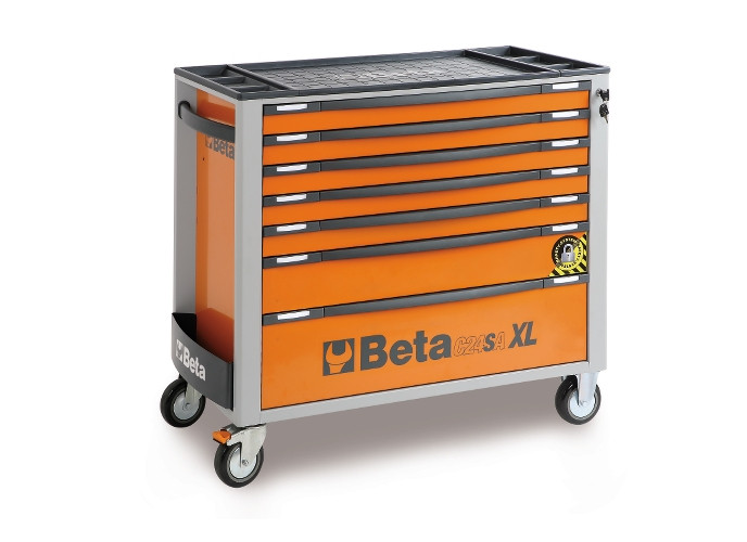 Beta Tools Model C24Sa Xl 7/O-Roller Cab 7 Drawers Long Beta Tools Model C24Sa Xl 7/O-Roller Cab 7 Drawers Long
