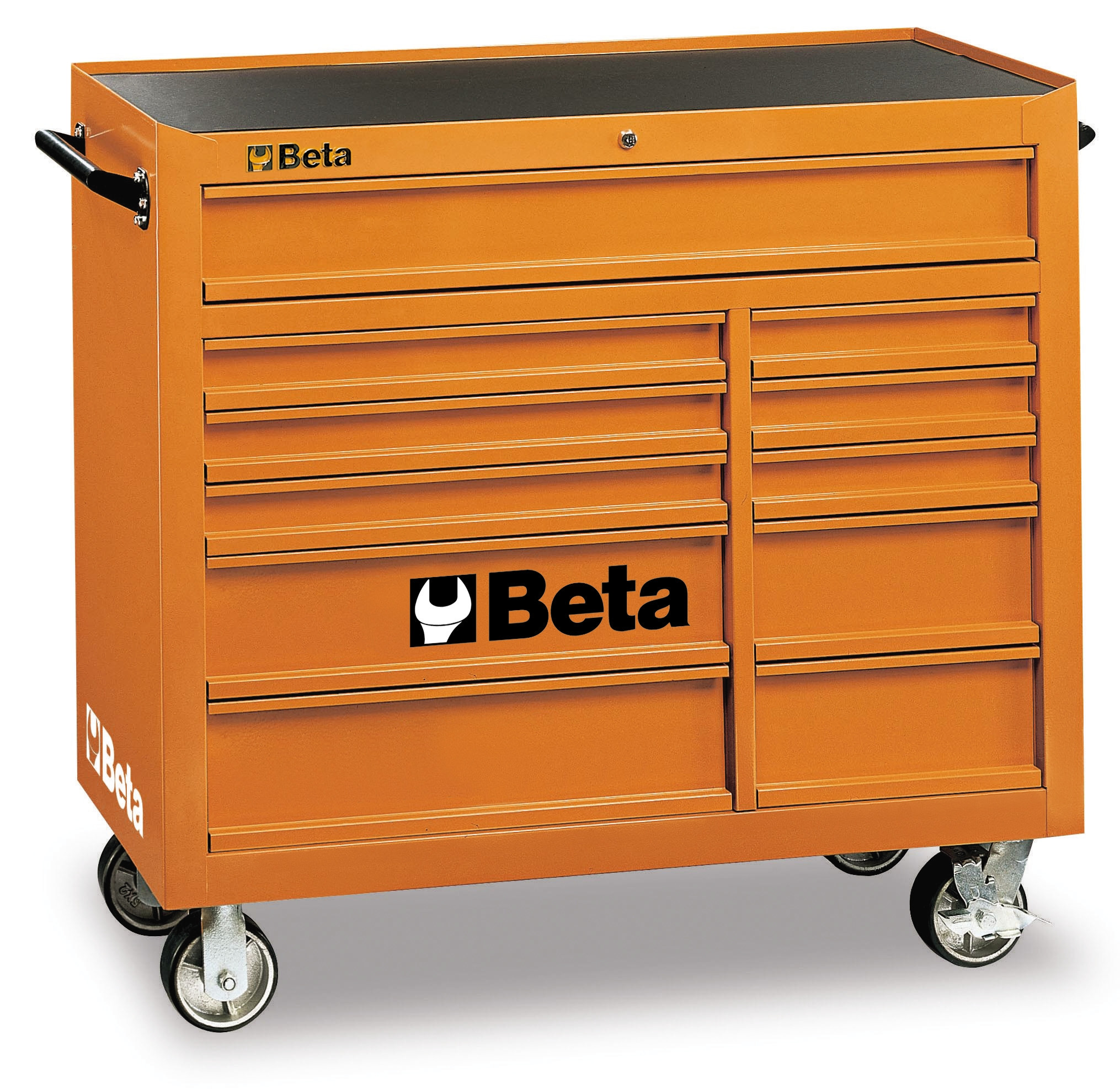 Beta Tools Model C38O Mobile Roller Cab 11 Drawers Orange Beta Tools Model C38O Mobile Roller Cab 11 Drawers Orange
