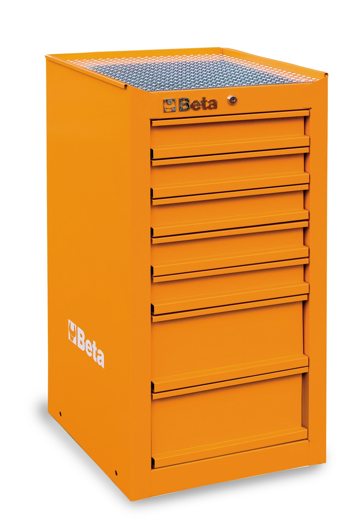 Beta Tools Model C38 Lo-Side Cab 7 Drawers Orange Beta Tools Model C38 Lo-Side Cab 7 Drawers Orange