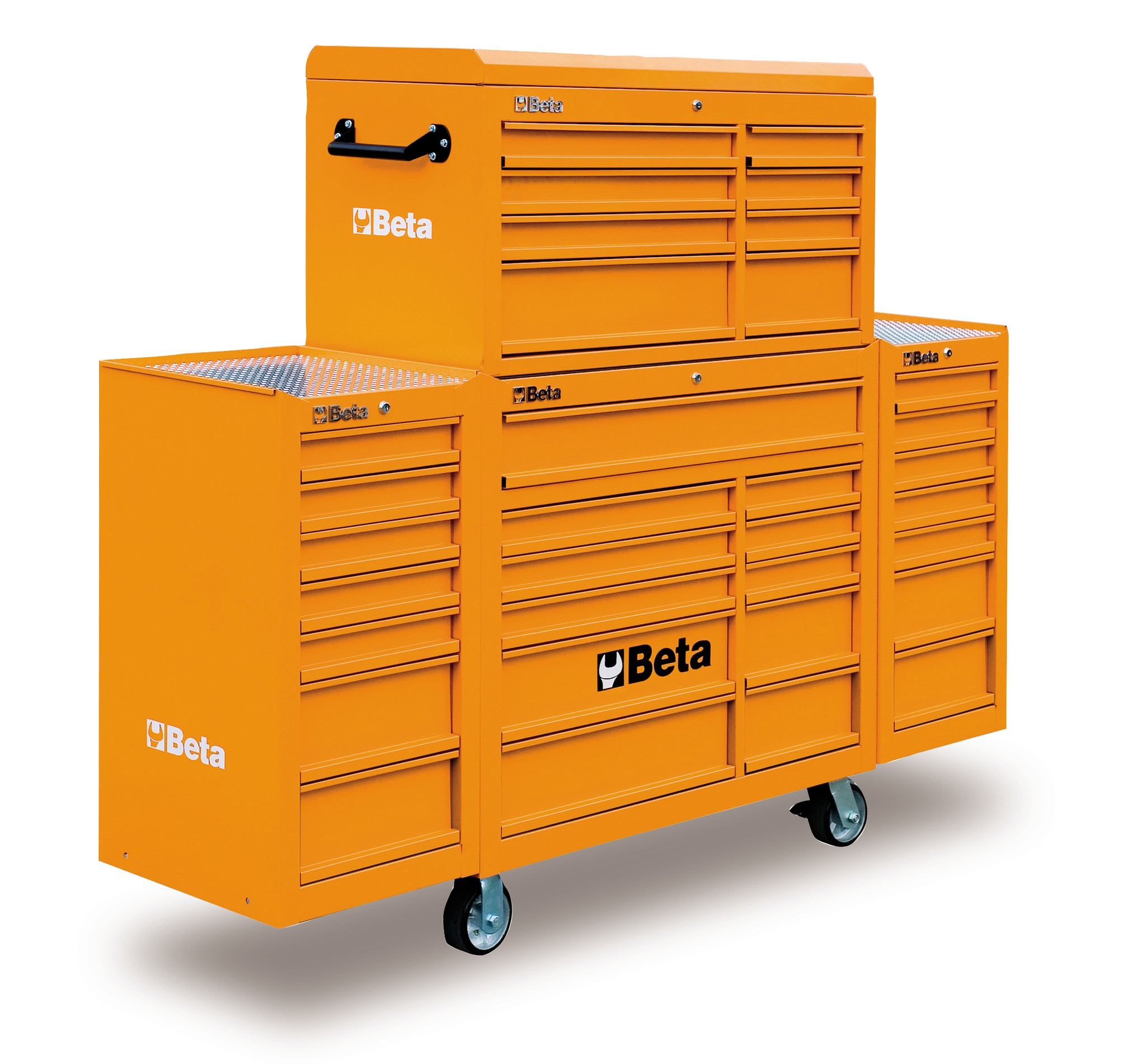 Beta Tools Model C38 Co-Mobile Roller Cab 33 Drawers Orange Beta Tools Model C38 Co-Mobile Roller Cab 33 Drawers Orange