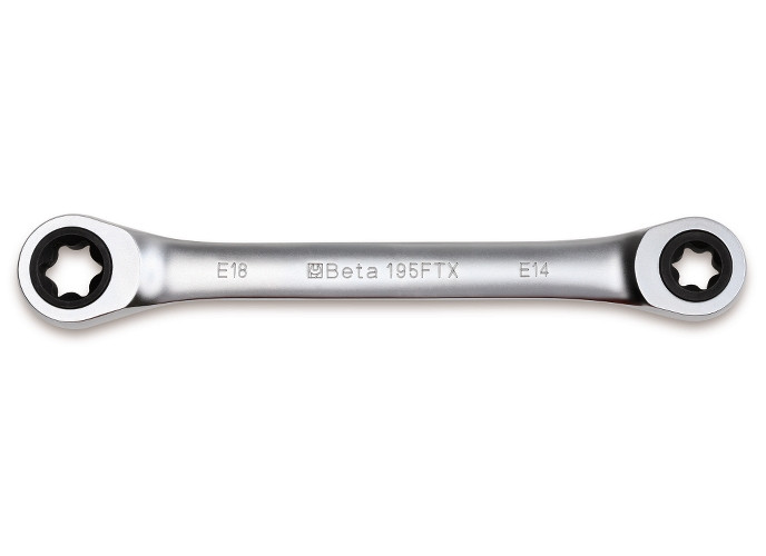 Beta Tools Model 195Ftx E6Xe8-Ratcheting Double Wrenches Beta Tools Model 195Ftx E6Xe8-Ratcheting Double Wrenches