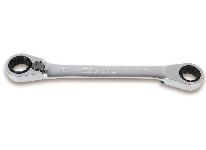 Beta Tools Model 195P 17X19mm-Ratcheting offset Bi-Hexagon Wrenches Beta Tools Model 195P 17X19mm-Ratcheting offset Bi-Hexagon Wrenches
